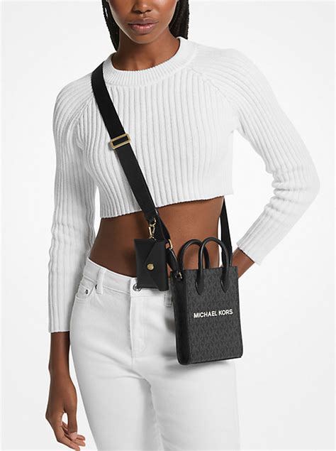 michael kors small crossbody autumn event|Mirella Small Signature Logo Crossbody Bag .